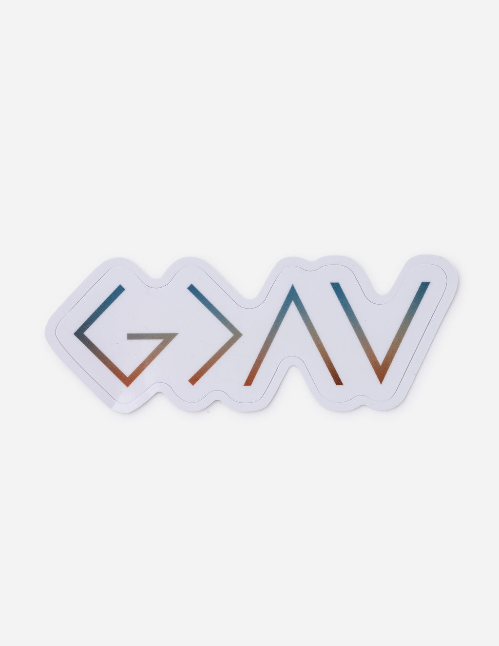 Elevated Faith Christian Stickers in modern design with colorful gradient effect