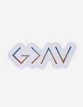 Elevated Faith Christian Stickers in modern design with colorful gradient effect