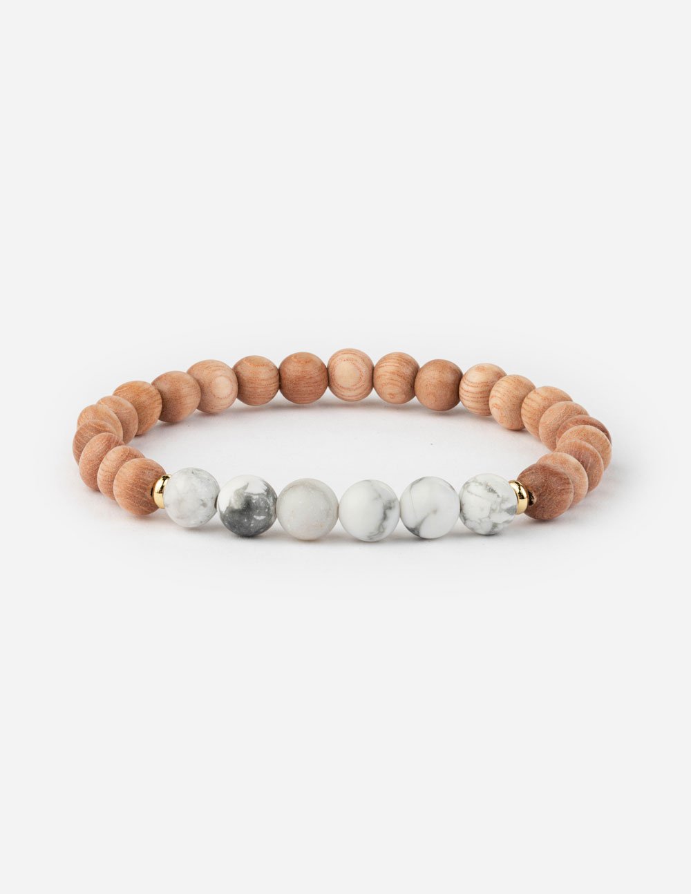 Elevated Faith Christian Jewelry Bracelet made with natural stones and wooden beads for a stylish look