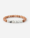 Elevated Faith Christian Jewelry Bracelet made with natural stones and wooden beads for a stylish look