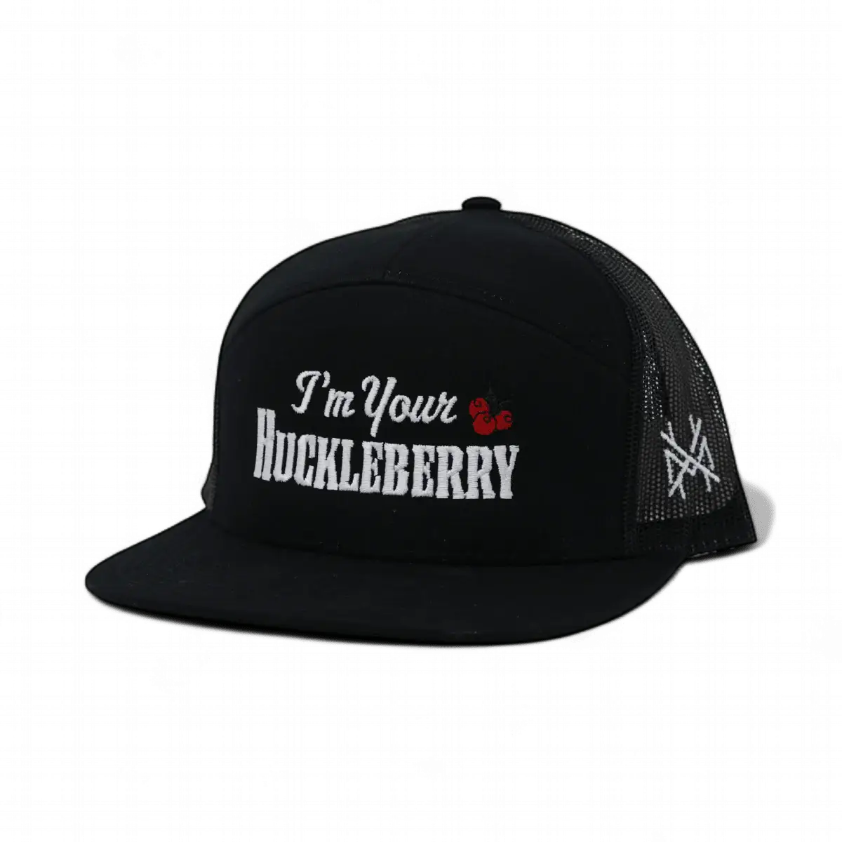 I'm Your Huckleberry Funny Embroidered Snapback Hat in 7 Panel Black – Ivy + Cloth