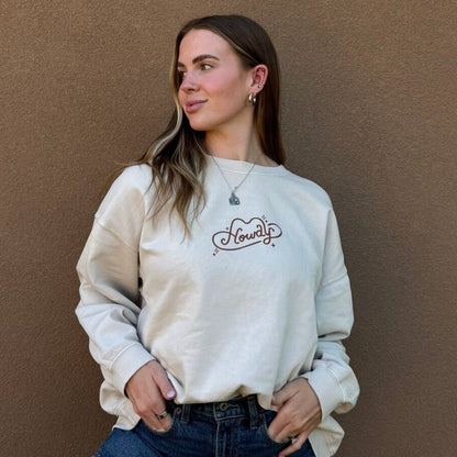 Howdy (Hat + Sparkles) Funny Shirt & Sweatshirt – Ivy + Cloth