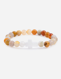 Elevated Faith Christian Jewelry Bracelet featuring colorful stone beads and a cross centerpiece