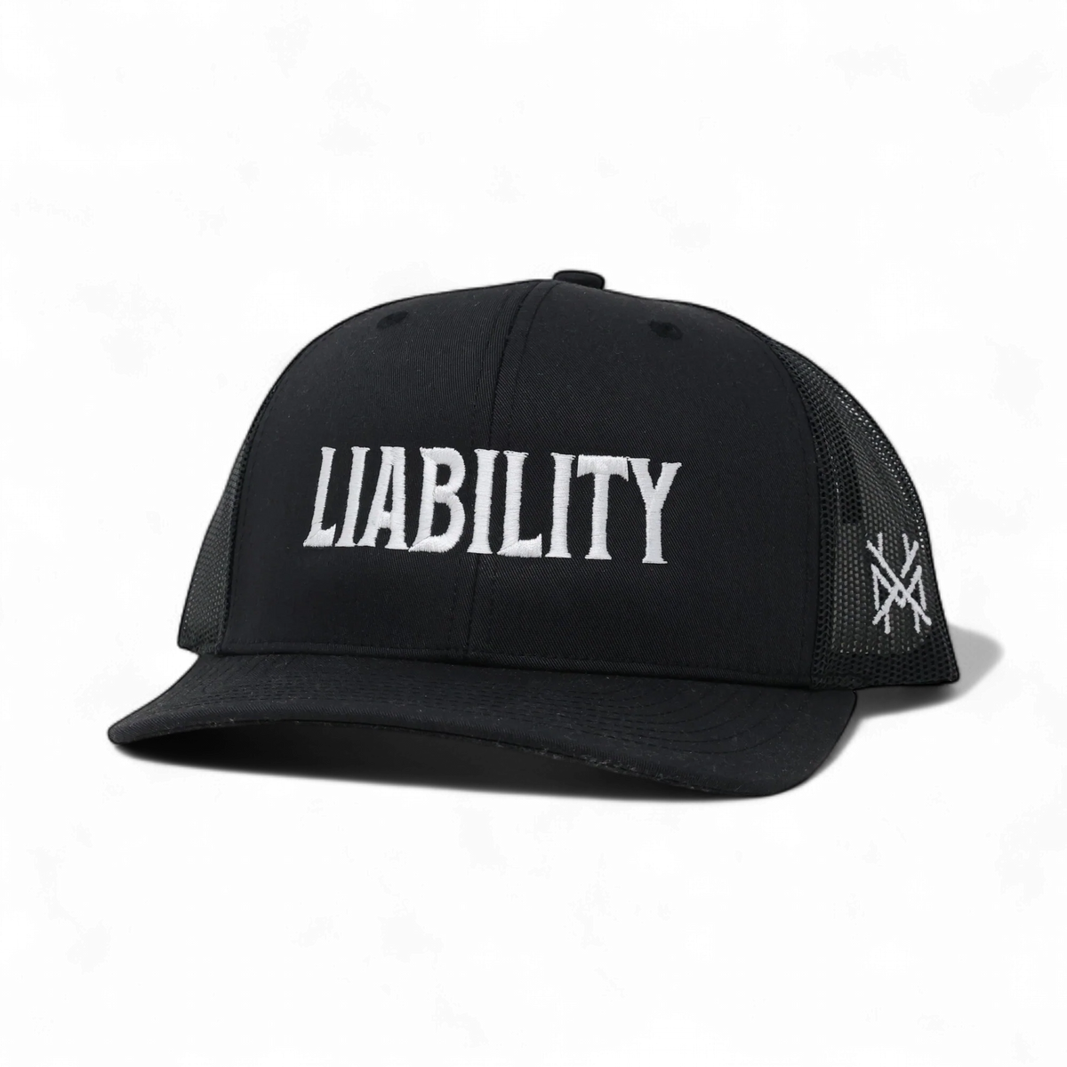 Liability Funny Embroidered Hat in Trucker Blackout – Ivy + Cloth