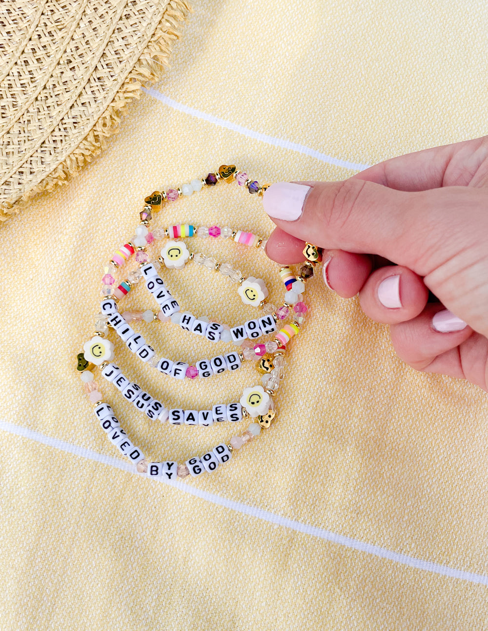 Elevated Faith Christian Jewelry Bracelet with colorful beads and inspirational messages