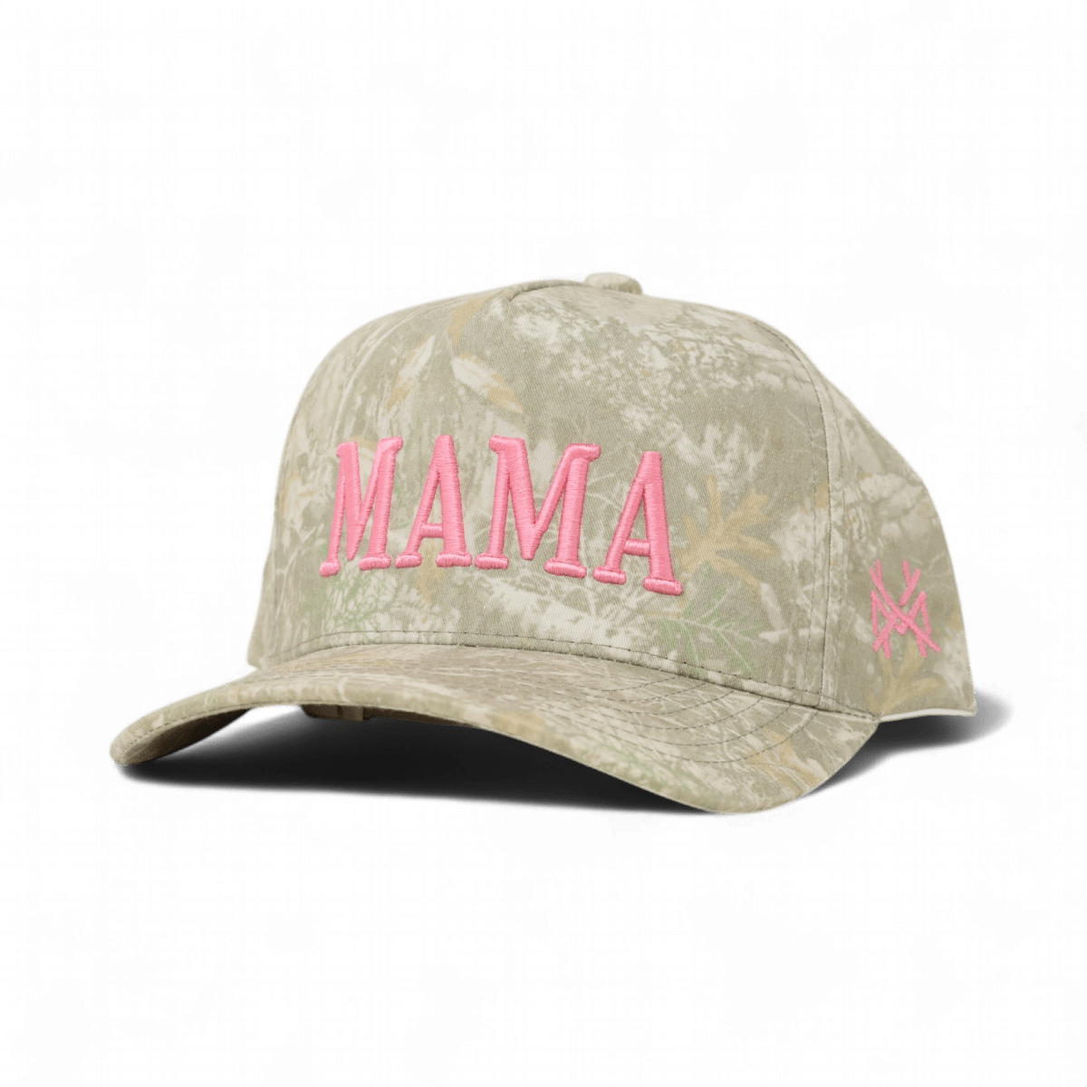Mama Funny Embroidered Snapback Hat in Retro Full Light Camo – Ivy + Cloth