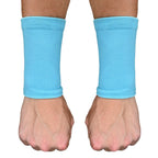 Light Blue Wrist Support Sleeves