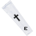 Faith Cross White Arm Sleeve