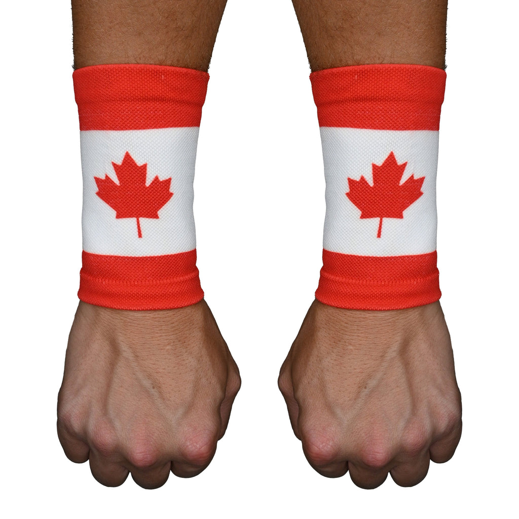 Canada Flag Wrist Support Sleeves