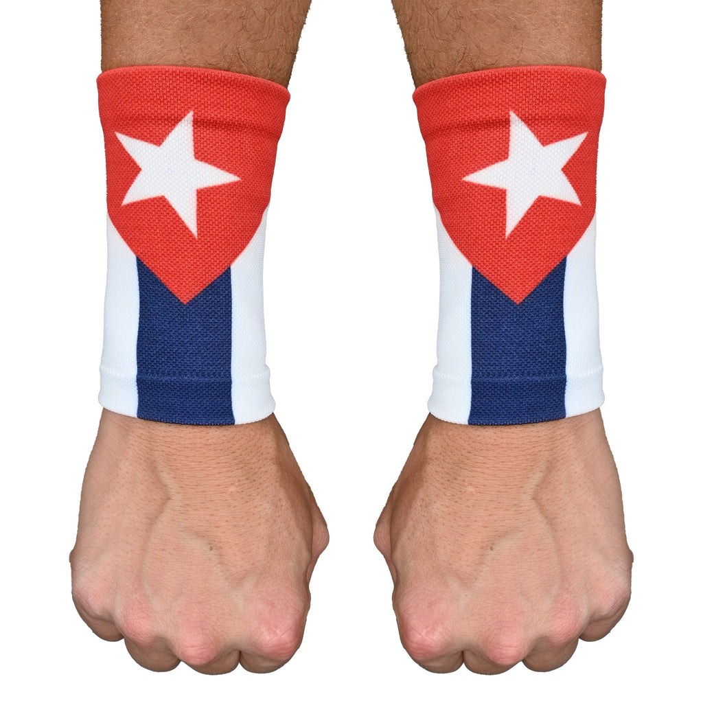 Cuba Flag Wrist Support Sleeves
