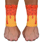 Orange Ice Cream Wrist Support Sleeves