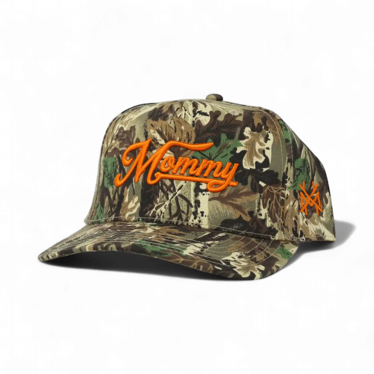 Mommy Funny Embroidered Snapback Hat in Retro Leaf Camo – Ivy + Cloth
