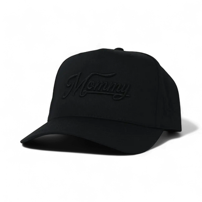 Mommy Funny Embroidered Snapback Hat in Retro Black – Ivy + Cloth
