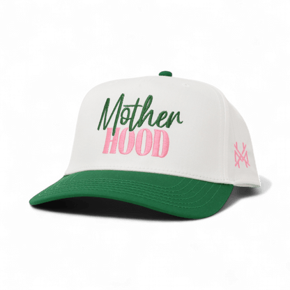 Mother Hood Funny Embroidered Snapback Hat in Retro Kelly Green/White – Ivy + Cloth