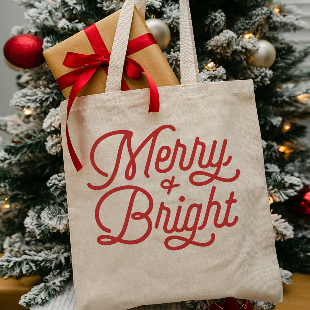 Merry And Bright Funny Tote Bag – Ivy + Cloth