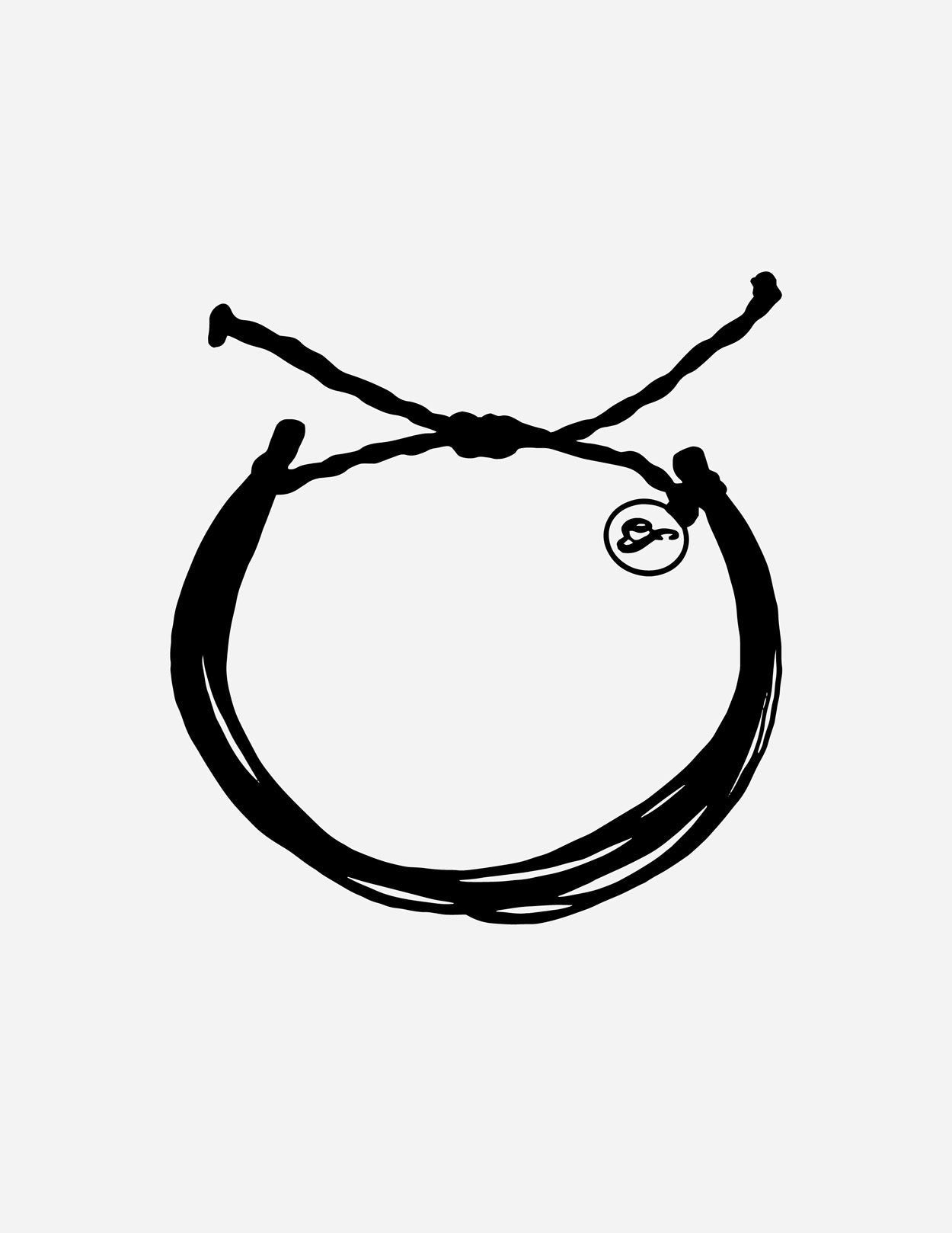 Elevated Faith Black String Bracelet for Men and Women, perfect Christian Jewelry Bracelet
