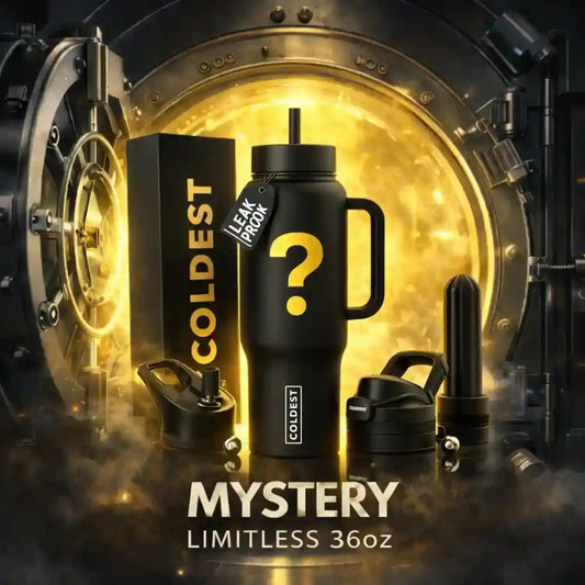 COLDEST Mystery Limitless 36oz insulated tumbler with handle, random collectible design