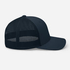 Christian Embroidered Hat in Navy Blue with Mesh Back for Comfortable Wear