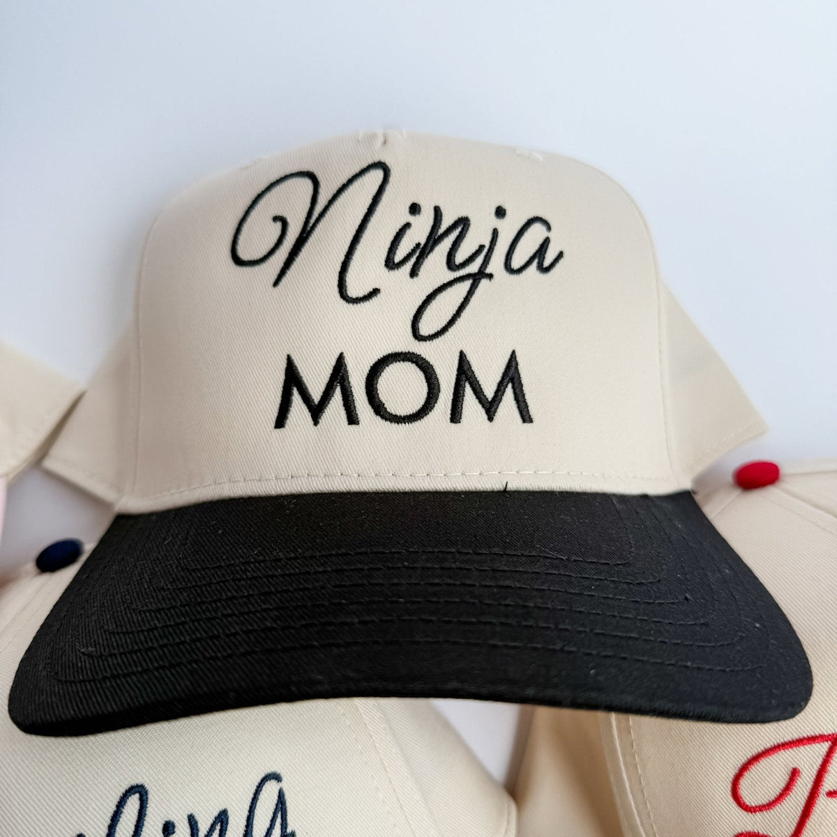 Ninja Mom Funny Embroidered Trucker Hat – Ivy + Cloth