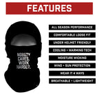 Nobody Cares. Work Harder. Balaclava Mask (Shiesty)
