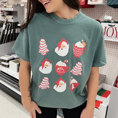 Christmas Tree Cake Santa Funny Shirt & Sweatshirt – Ivy + Cloth