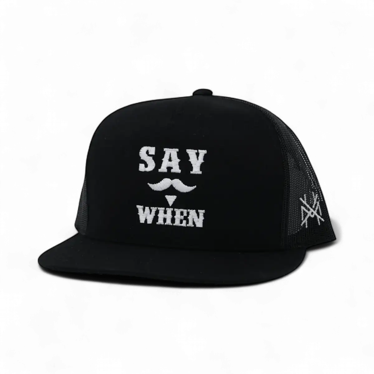 Say When Funny Embroidered Snapback Hat in Flat Bill Black – Ivy + Cloth