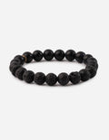 Elevated Faith Christian Jewelry Bracelet made of smooth and textured black stones for daily wear