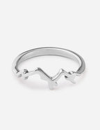 Elevated Faith Christian Jewelry Silver Ring with Faith Symbol Design