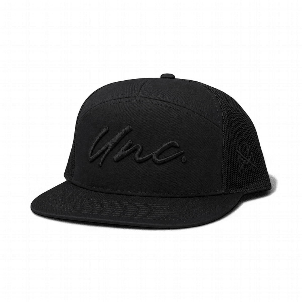 Unc Funny Embroidered Snapback Hat in 7 Panel Black – Ivy + Cloth