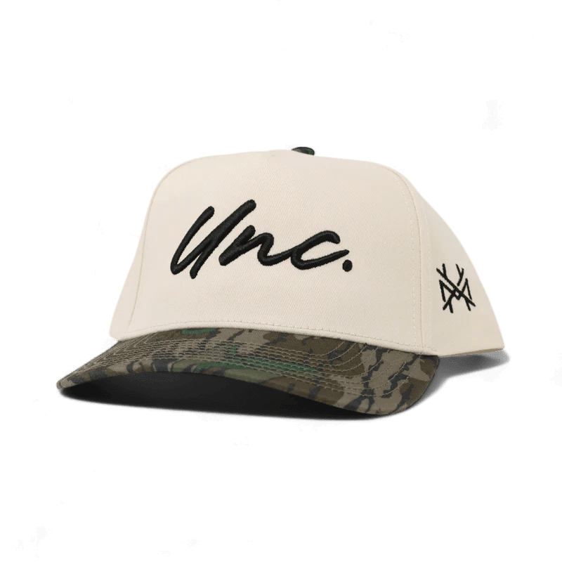 Unc Funny Embroidered Snapback Hat in Retro Greenleaf/Natural – Ivy + Cloth