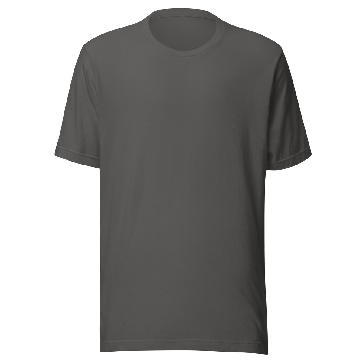 Bella + Canvas unisex staple T-shirt, dark gray short-sleeve crew neck