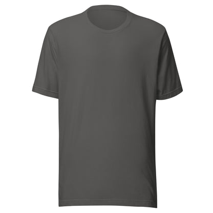 Bella + Canvas unisex staple T-shirt, dark gray short-sleeve crew neck