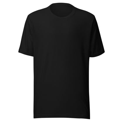 Bella + Canvas unisex staple T-shirt, black short-sleeve crew neck