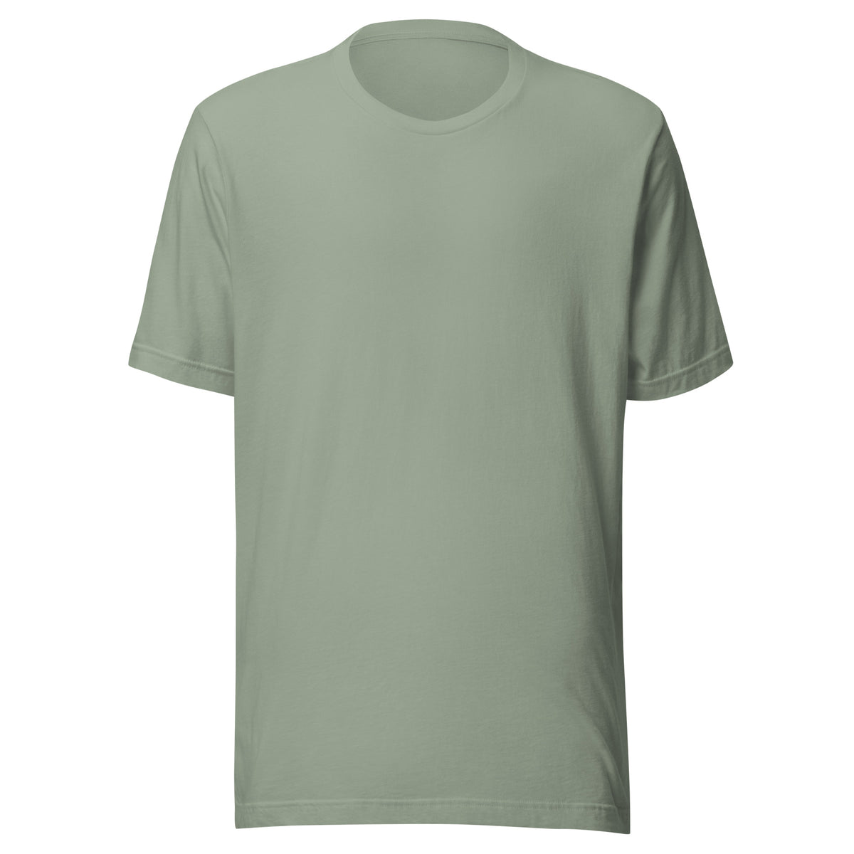 Bella + Canvas unisex staple T-shirt, sage green short-sleeve crew neck