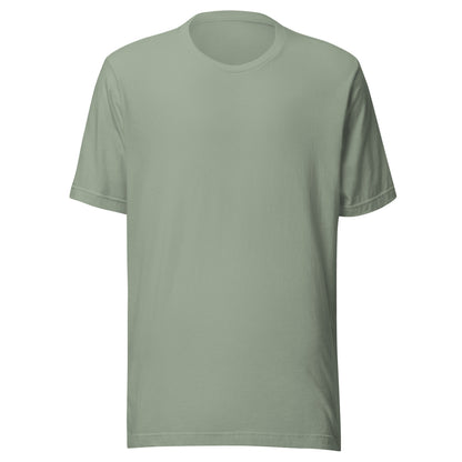 Bella + Canvas unisex staple T-shirt, sage green short-sleeve crew neck