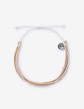 Elevated Faith Christian Jewelry Bracelet with braided string design and silver charm for everyday wear