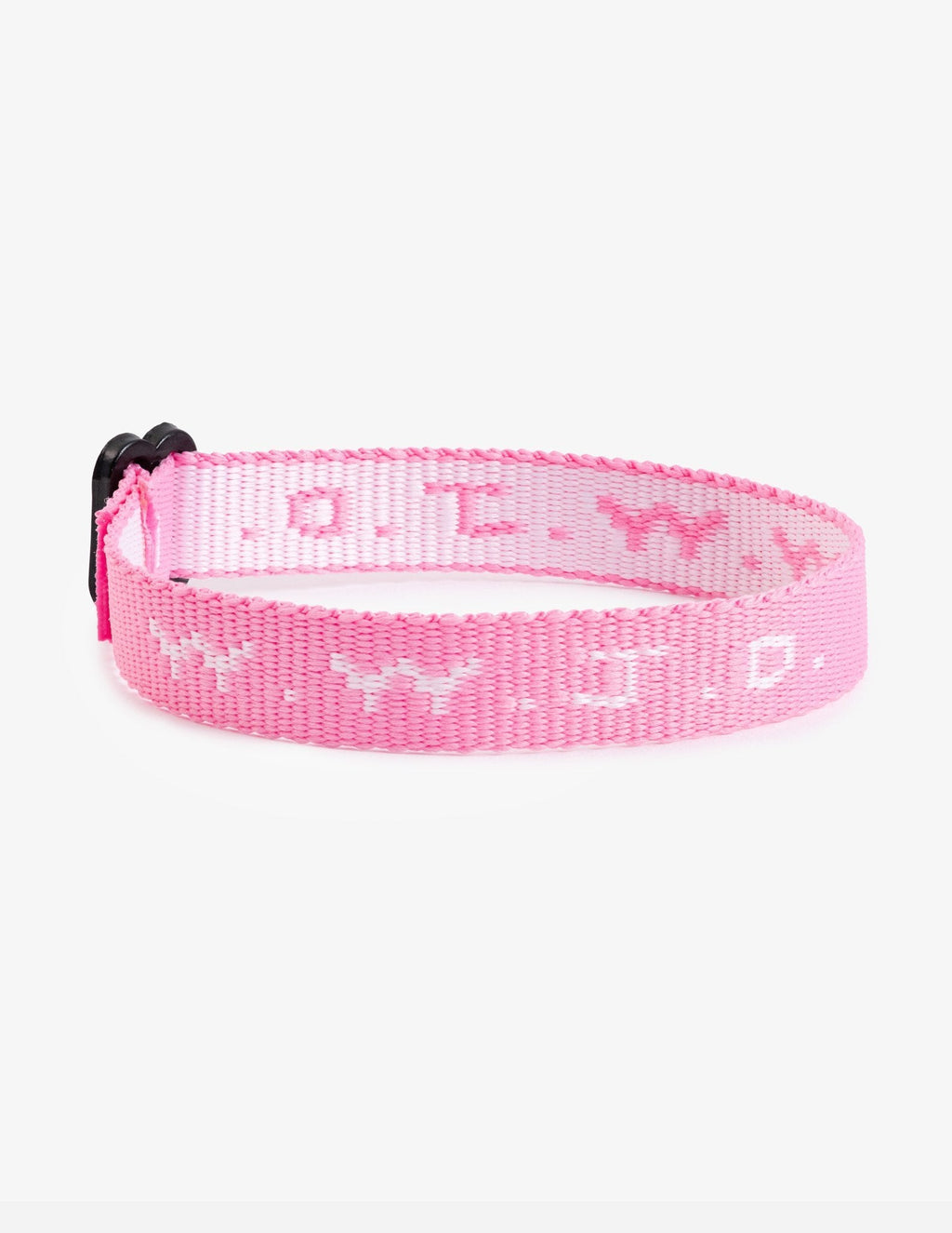 Pink Elevated Faith Christian Jewelry Bracelet with woven inspirational message for daily encouragement