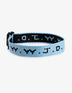Elevated Faith WWJD Christian Jewelry Bracelet in Light Blue with Adjustable Closure