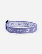 Elevated Faith Christian Jewelry Bracelet in Purple with Inspirational Message for Daily Motivation