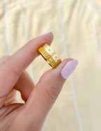 Elevated Faith Christian Jewelry Ring in Gold with Star Design for Everyday Wear